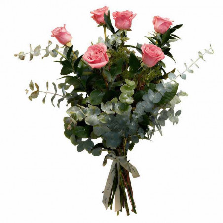 RAMO DE 6 ROSAS ROSAS