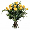 DOCENA DE ROSAS TALLO LARGO BLANCAS