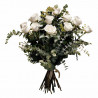 DOCENA DE ROSAS TALLO LARGO BLANCAS