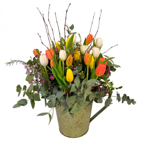 JARRA DE TULIPANES