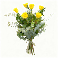 RAMO DE 6 ROSAS ROSAS