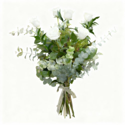 RAMO DE 6 ROSAS ROSAS